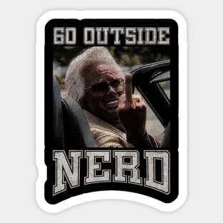 Baby Billy Shut Up Nerd vINTAGE Sticker
